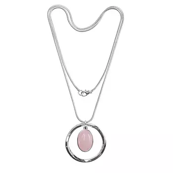 FIORE LUNA Колье ROSE QUARTZ