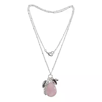 FIORE LUNA Колье ROSE QUARTZ