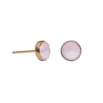 FIORE LUNA Пусеты Crystal Powder Rose