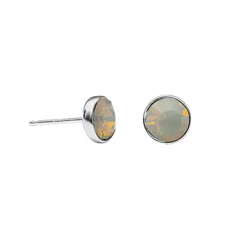 FIORE LUNA Пусеты Light Grey Opal