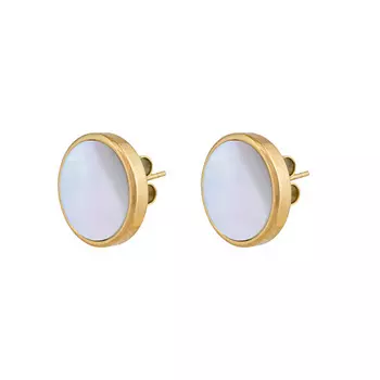 FIORE LUNA Пусеты SHELL WHITE