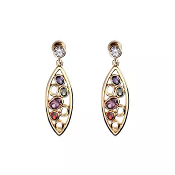 FIORE LUNA Серьги Листок