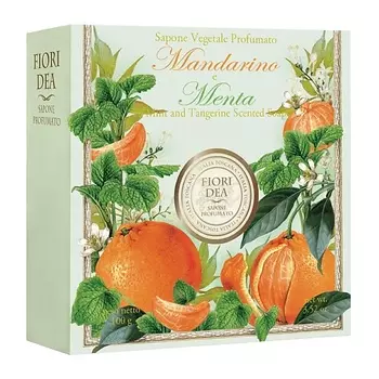 FIORI DEA Мыло кусковое Мандарин и Мята Fiori Dea Mint and Tangerine Scented Soap