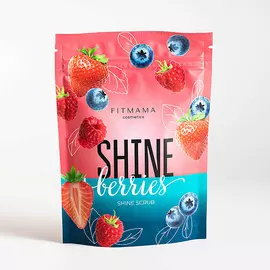 FITMAMA COSMETICS Ягодный антицеллюлитный скраб Shine Berries