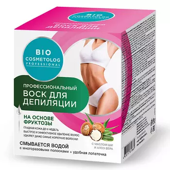 FITO КОСМЕТИК Профессиональный воск для депиляции с маслом ши и алоэ вера 350.0