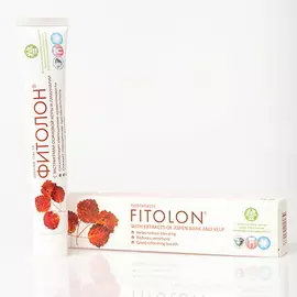 FITOLON Зубная паста с экстрактами ламинарии и осиновой коры, для укрепления десен