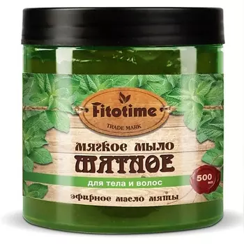 FITOTIME Мягкое банное мыло для тела и волос Мятное 500.0