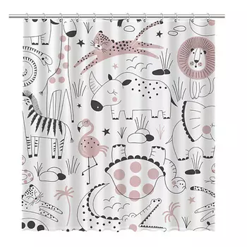 FIXSEN "AFRICA" Шторка для ванной