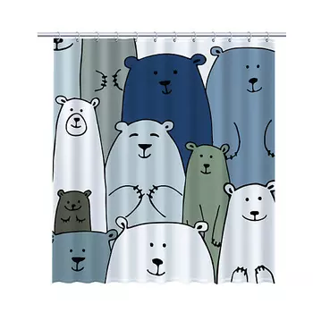 FIXSEN "BEAR" Шторка для ванной