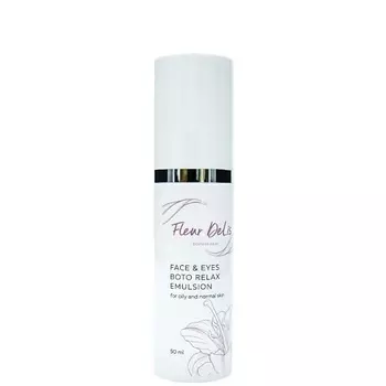 FLEUR DELIS Эмульсия для лица и век с эффектом ботокса для зрелой кожи, склонной к жирности 50.0
