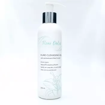 FLEUR DELIS Очищающий гель с экстрактом ламинарии и алое,для всех типов кожи 200.0