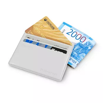 FLEXPOCKET Чехол из экокожи для шести пластиковых карт и отделением для купюр