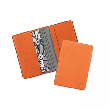 FLEXPOCKET Чехол из экокожи на 4 пластиковые карты с их защитой от списания