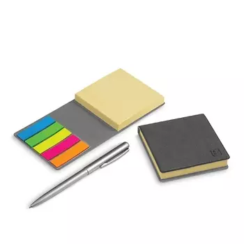 FLEXPOCKET Футляр из экокожи для стикеров и стикеры двух видов