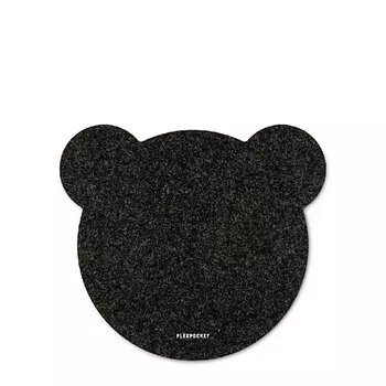 FLEXPOCKET Коврик из фетра для компьютерной мыши в форме медведя