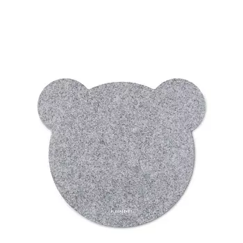 FLEXPOCKET Коврик из фетра для компьютерной мыши в форме медведя