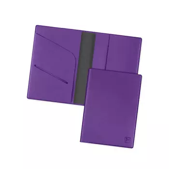 FLEXPOCKET Обложка для паспорта с дополнительными отделениями из экокожи