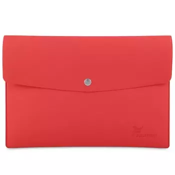 FLEXPOCKET Папка - конверт формата А5 с одной кнопкой из экокожи