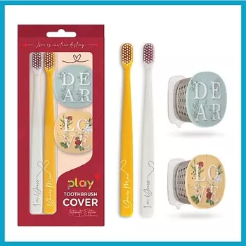 FLIPPER Набор зубная щетка и футляр для зубной щетки, серия "iLOVE" Romantical