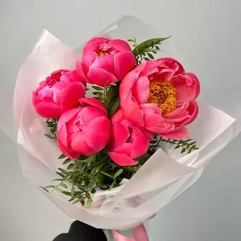 FLORES 5 пионов, которые меняют цвет