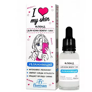 FLORESAN Флюид для кожи вокруг глаз Увлажняющий 30.0