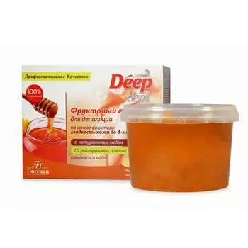 FLORESAN Фруктовый воск для депиляции с натуральным медом
