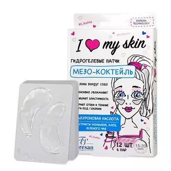 FLORESAN Гидрогелевые патчи Мезо-коктейль 48.0