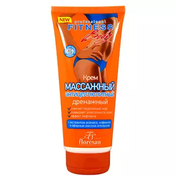 FLORESAN Крем массажный антицеллюлитный дренажный