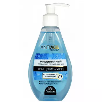 FLORESAN Мицеллярный гель-уход для умывания с кислородом 150.0