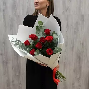 ФЛОРИКА Букет из 9 красных роз