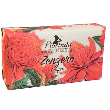 FLORINDA Мыло Zenzero (Palm Oil Free) / Имбирь 200.0