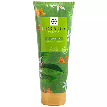FLORISTICA Гель для тела MAJORKA глубокое увлажнение алоэ, апельсин 200.0