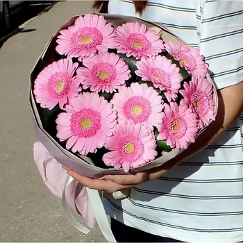 FLORISTIK ЦВЕТОЧНАЯ СТУДИЯ Букет из 11 гермини