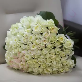 FLORPRO 101 белая роза "Аваланч" 50 см