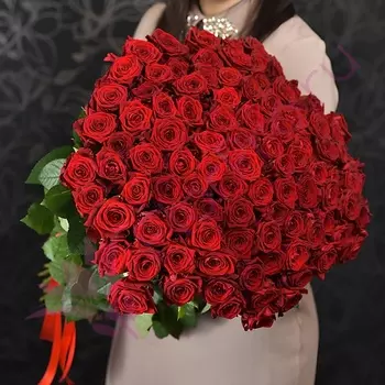 FLORPRO 101 красная роза Ред Наоми 60 см