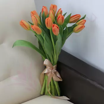 FLORPRO 15 оранжевых тюльпанов