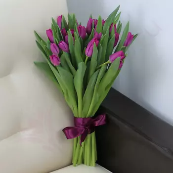FLORPRO 25 фиолетовых тюльпанов