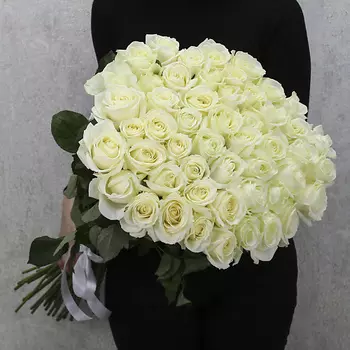 FLORPRO 51 белая роза "Аваланч" 80 см