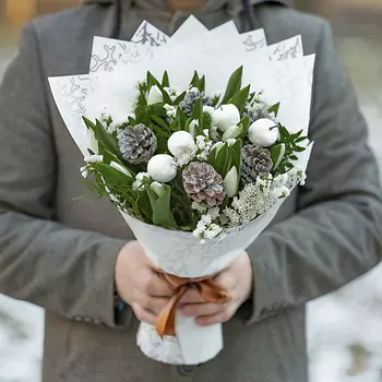 FLORPRO Букет «Морозная свежесть»