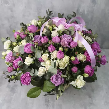 FLORPRO Корзина с цветами «Мадрид»