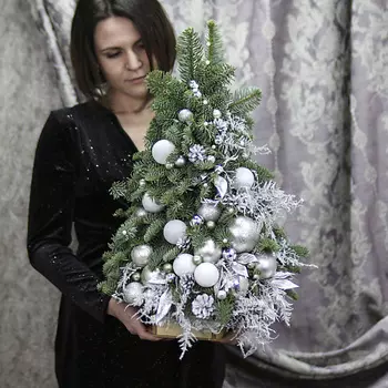 FLORPRO Новогодняя композиция «Метель»