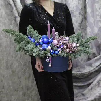 FLORPRO Новогодняя композиция "Звездная ночь"