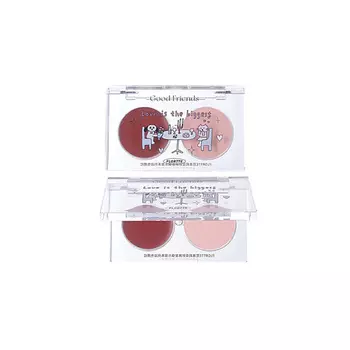 FLORTTE Двухцветные румяна Good Friends Club Dual-Color Blush
