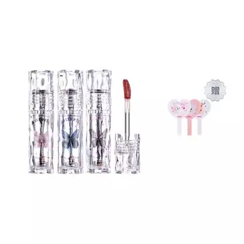 FLORTTE Набор блесков для губ Butterfly Hello Beauty Lip Lacquer