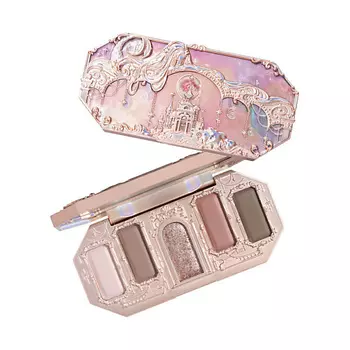 FLOWER KNOWS Палетка Moonlight Mermaid Five-Color Jewelry Eyeshadow Palette