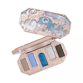 FLOWER KNOWS Палетка Moonlight Mermaid Five-Color Jewelry Eyeshadow Palette
