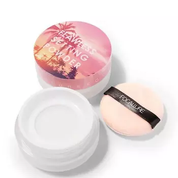 FOCALLURE Рассыпчатая пудра "Безупречная кожа" flawless setting powder