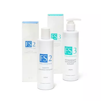 FOLLISYSTEM Набор: шампунь и бальзам восстановления и роста волос - FS