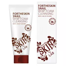 FOR THE SKIN BY LAB Очищающая пенка для лица с муцином улитки