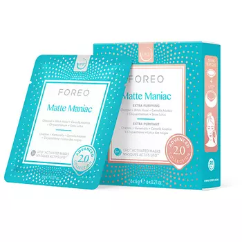 FOREO Очищающая маска для лица для жирной кожи Matte Maniac для UFO 6.0